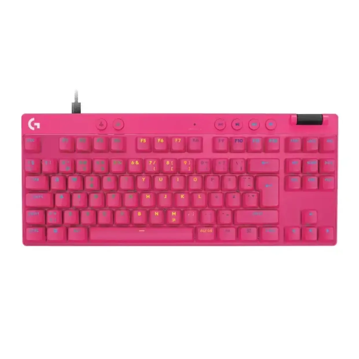 Logitech PRO X TKL RAPID Wired Gaming Keyboard Linear, Pink