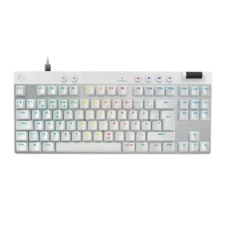 Logitech PRO X TKL RAPID Wired Gaming Keyboard Linear, hvid