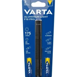 Lommelygte, Varta F10 Pro - sort