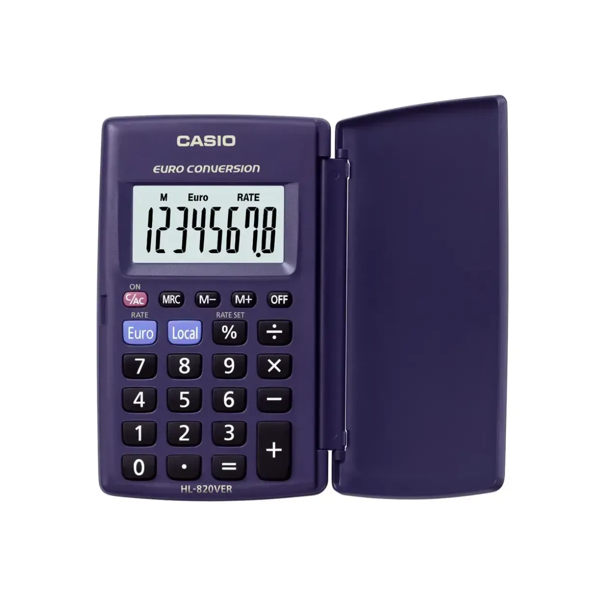 Lommeregner Casio HL-820VER - med cover