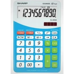 Lommeregner Sharp EL-M332 - Blå Bordregner