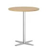 Loungebord Amy Ø900 mm H1050 mm, Bøg laminat Alugråt understel