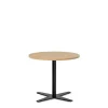 Loungebord Amy Ø650 mm H582 mm, Bøg laminat Sort understel
