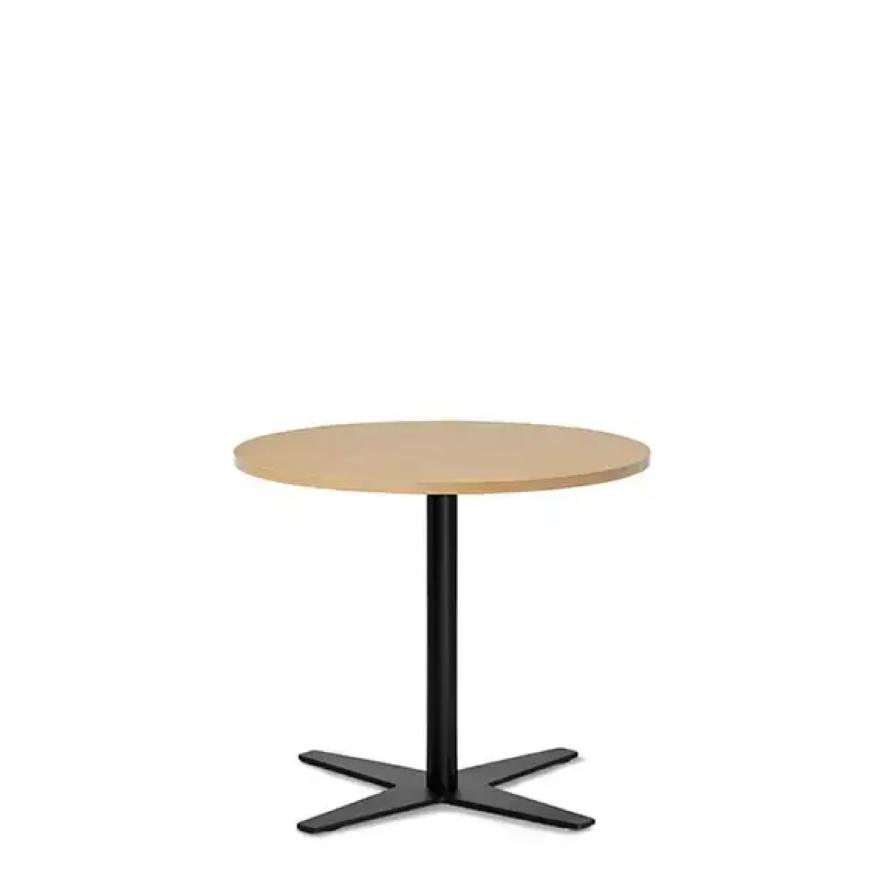 Loungebord Amy Ø650 mm H582 mm, Bøg laminat Sort understel