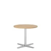 Loungebord Amy Ø650 mm H582 mm, Bøg laminat Alugråt understel