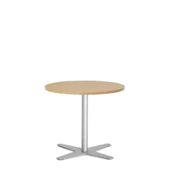 Loungebord Amy Ø650 mm H582 mm, Bøg laminat Alugråt understel