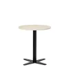 Loungebord Amy Ø650 mm H752 mm, Birk laminat Sort understel