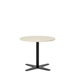 Loungebord Amy Ø650 mm H582 mm, Birk laminat Sort understel