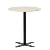 Loungebord Amy Ø900 mm H1050 mm, Birk laminat Sort understel