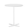 Loungebord Amy Ø900 mm H1050 mm, Hvid laminat Hvidt understel
