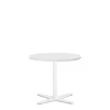 Loungebord Amy Ø650 mm H582 mm, Hvid laminat Hvidt understel