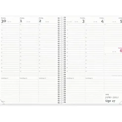 Lærerkalender 2025/2026, Mayland, 21,5 x 16 x 2,5 cm A5, 2i1, 26813010