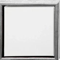 Lærreder med rammer 20 x 20 cm - 6 stk.