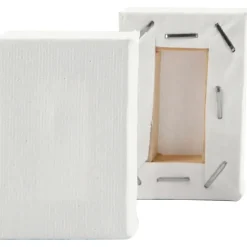 Lærred 6 x 4 x 1 cm - 2 stk.
