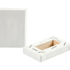 Lærred 6 x 4 x 1 cm - 2 stk.