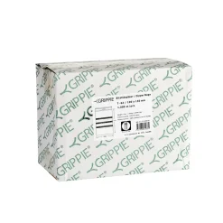 Lynlåseposer 80 x 120 mm uden skrivefelt Grippie T-12 med eurohul - 1000 stk