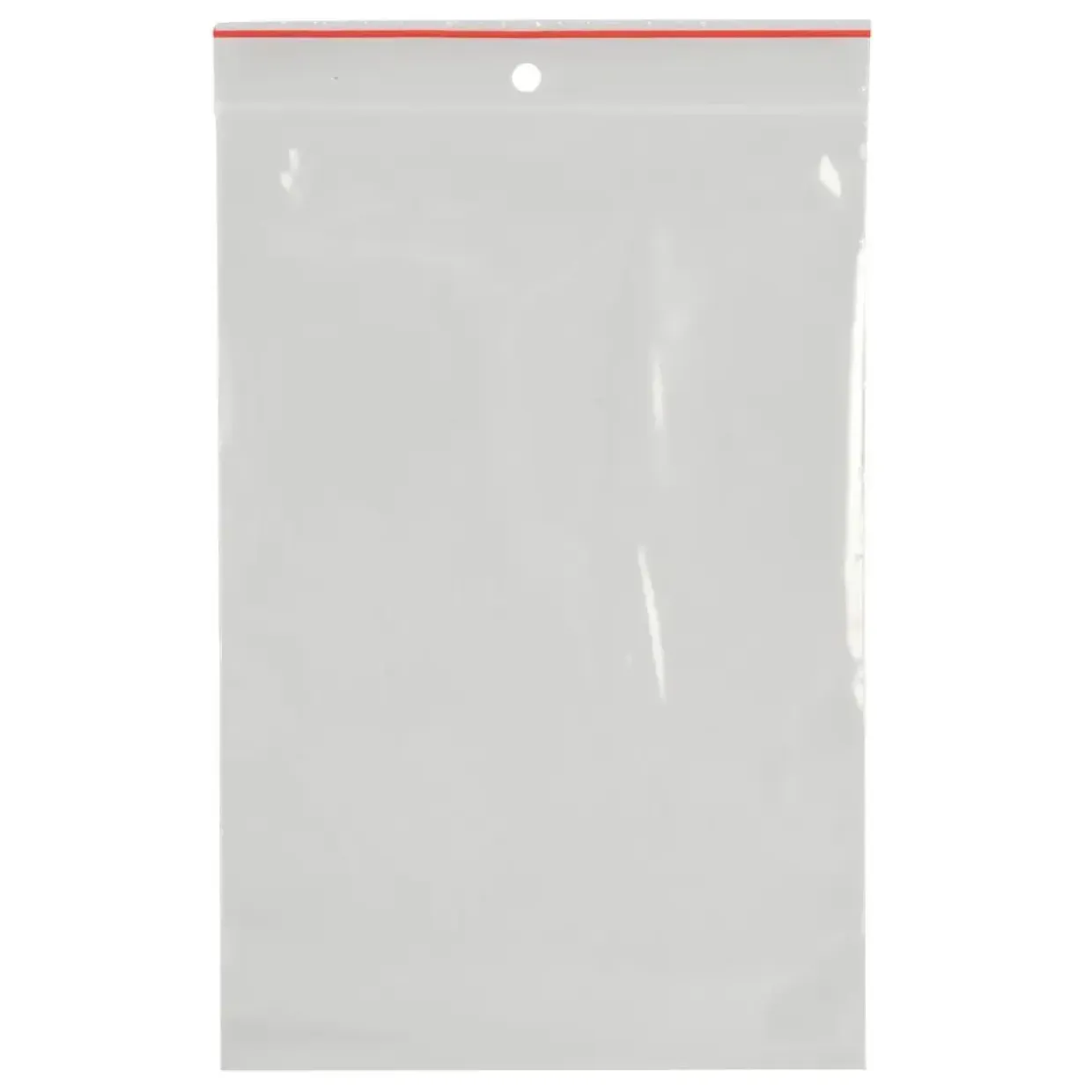 Lynlåspose klar LDPE virgin 12x18cm uden skrivefelt - 200 stk
