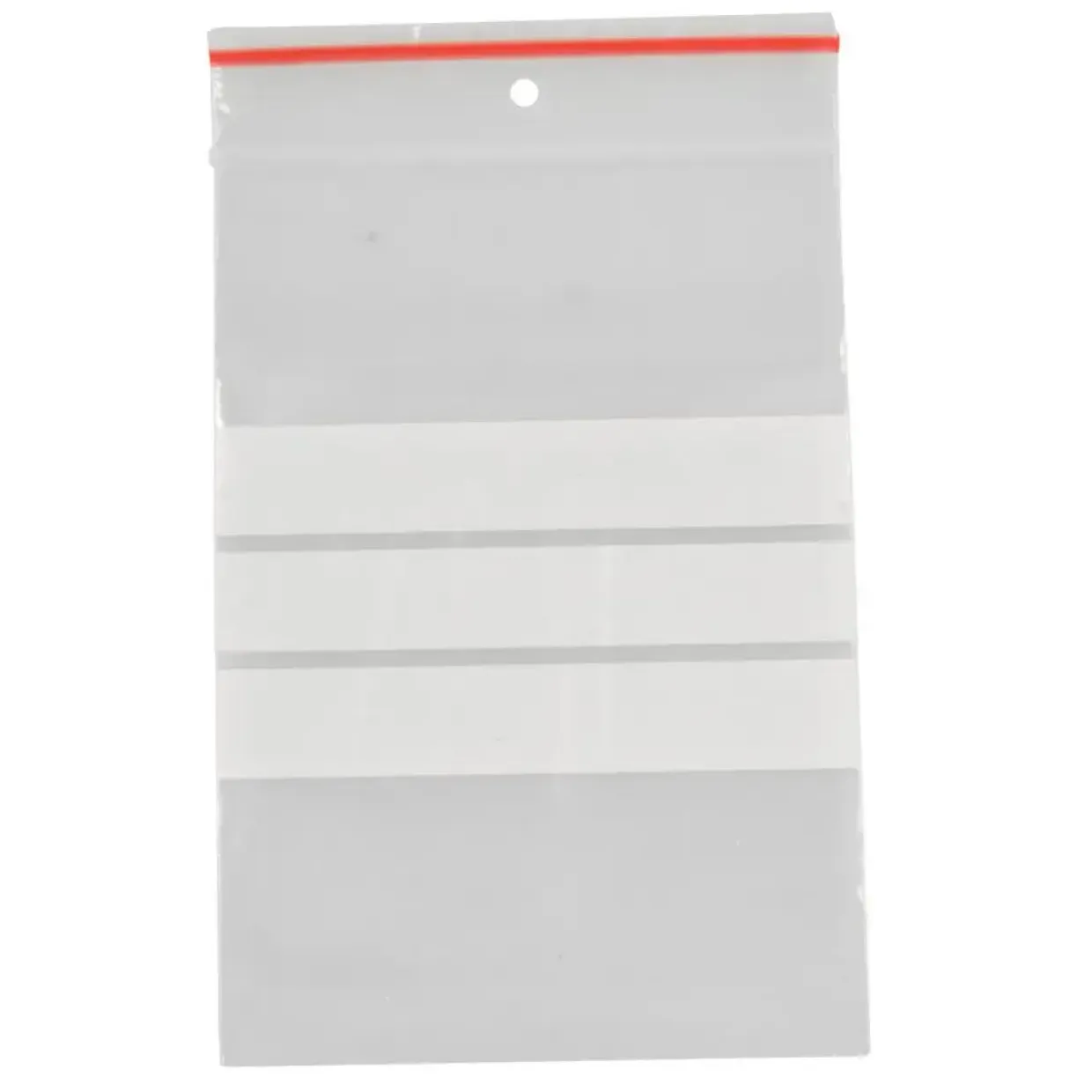 Lynlåspose - Klar LDPE Virgin 7x10cm m/Skrivefelt - 200 stk
