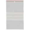 Lynlåspose klar LDPE virgin 12x18cm med skrivefelt - 200 stk