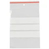 Lynlåspose med skrivefelt - LDPE Virgin - 6 x 8 cm - Klar - 200 Stk