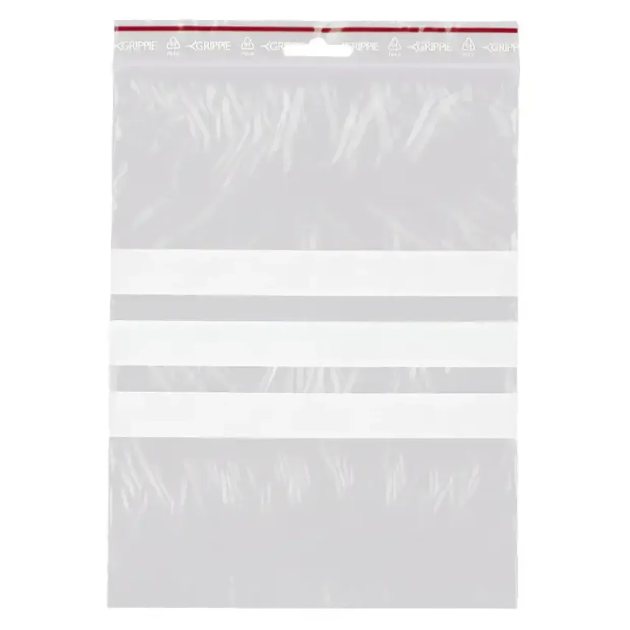 Lynlåsposer - Grippie T-75 - 170 x 230 mm - Eurohul & Skrivefelt - 1000 stk