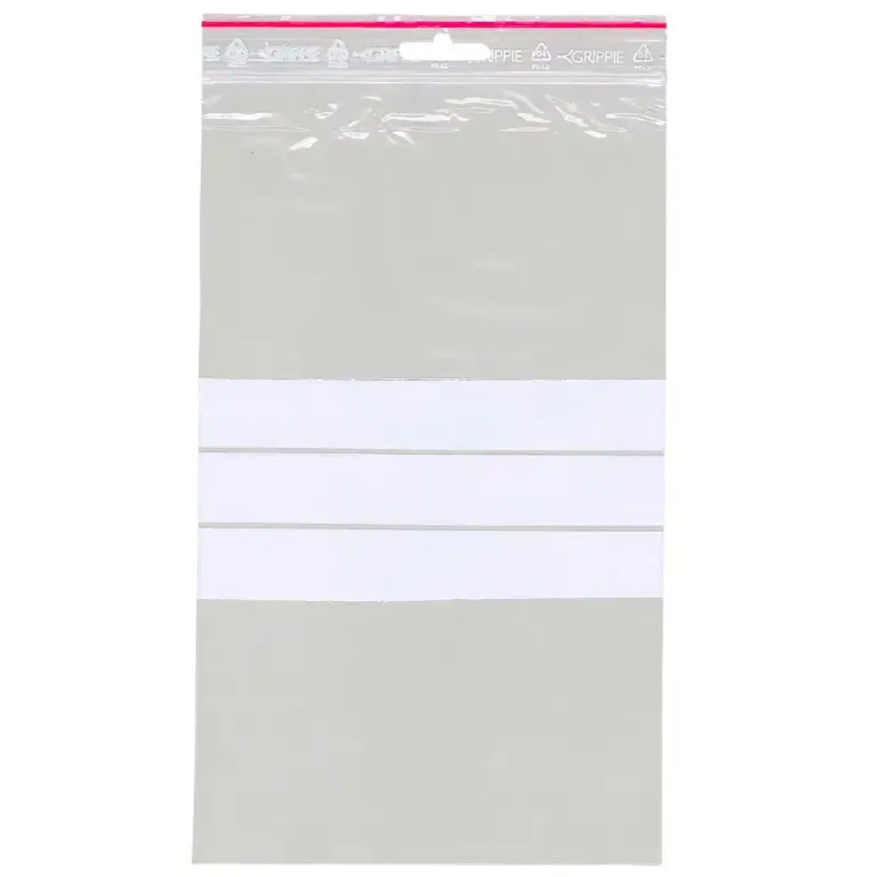 Lynlåsposer GRIPPIE 150 x 250 mm med eurohul og skrivefelt - 1000 stk i pakke