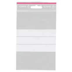 Lynlåsposer 100 x 150 mm GRIPPIE T-80 med skrivefelt og eurohul - 1000 stk i pakke