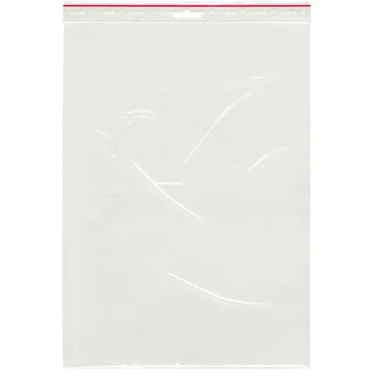 Lynlåsposer 250 x 350 mm uden skrivefelt GRIPPIE T-56 med eurohul - 1000 stk i pakke