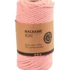 Macramé-garn – 3-tvundet / tvistet – 80% genanvendt bomuld – 20% polyester