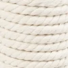 Macramé reb L: 12 m diam. 8,5 mm råhvid 300 g