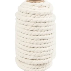Macramé reb L: 12 m diam. 8,5 mm råhvid 300 g
