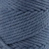 Macramé snor L: 55 m diam. 4 mm blå 330 g
