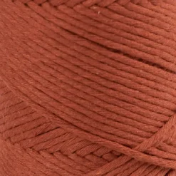 Macramé snor L: 198 m diam. 2 mm brændt orange 330 g