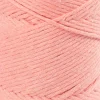 Macramé snor L: 198 m diam. 2 mm rosa 330 g