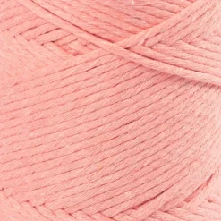 Macramé snor L: 198 m diam. 2 mm rosa 330 g