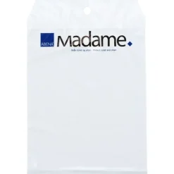 Madamepose, 5 l, hvid, LDPE/genanvendt, 25x35cm, 500 stk. med tryk, med huller til holder