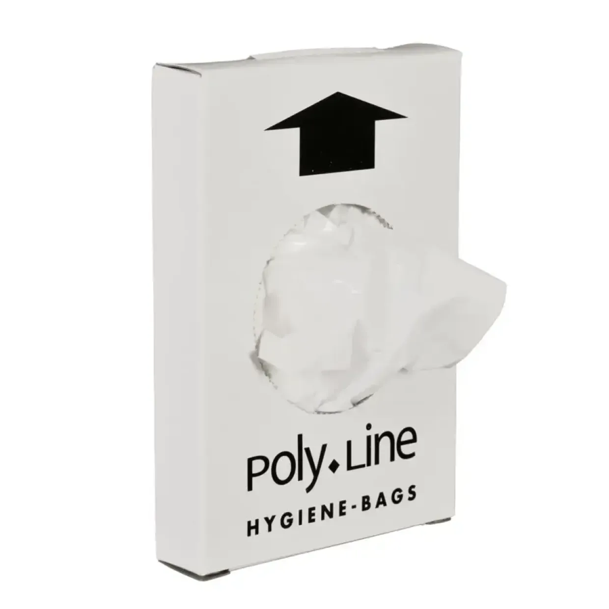 Madameposer - Hvid hygiejnepose 1 liter 12,5 x 24,5 cm HDPE-virgin - 30 stk pr pakke - 25 pakker