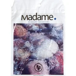 Madame poser, vand/sten tryk, 5 l, hvid, LDPE/RE3, 24,5x35cm, med tryk, med huller til holder - 500 stk