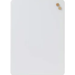 Magnetisk glastavle – hvid – 50 x 70 cm