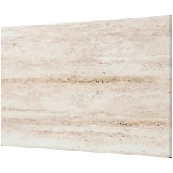 Magnetisk ståltavle - Travertin look - 90 x 60 cm