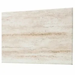 Magnetisk ståltavle - Travertin look - 40 x 60 cm