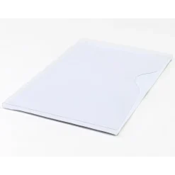 Magnetlomme A4 åben liggende hvid 1cm dyb 10st/pkt