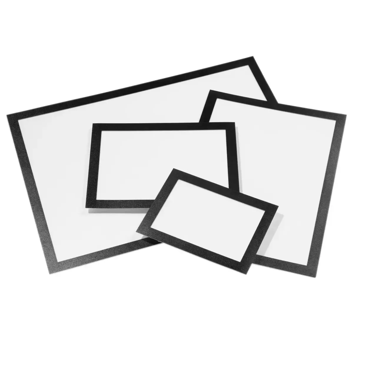 Magnetramme, A4, Sort, Selvklæbende - 2 stk