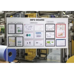 Magnetrammer - A4 DURAFRAME® MAGNETIC - Sort ramme - 5 stk