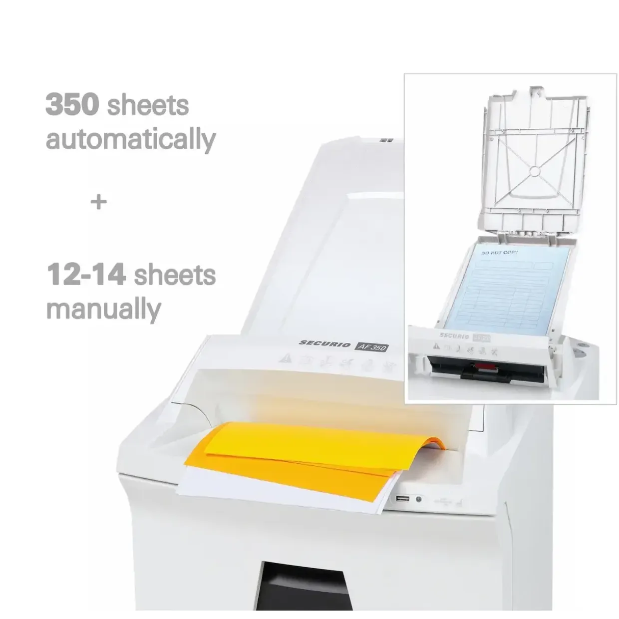 Makulator HSM Securio AF350 AutoFeed P4 4,5x30 konfetti