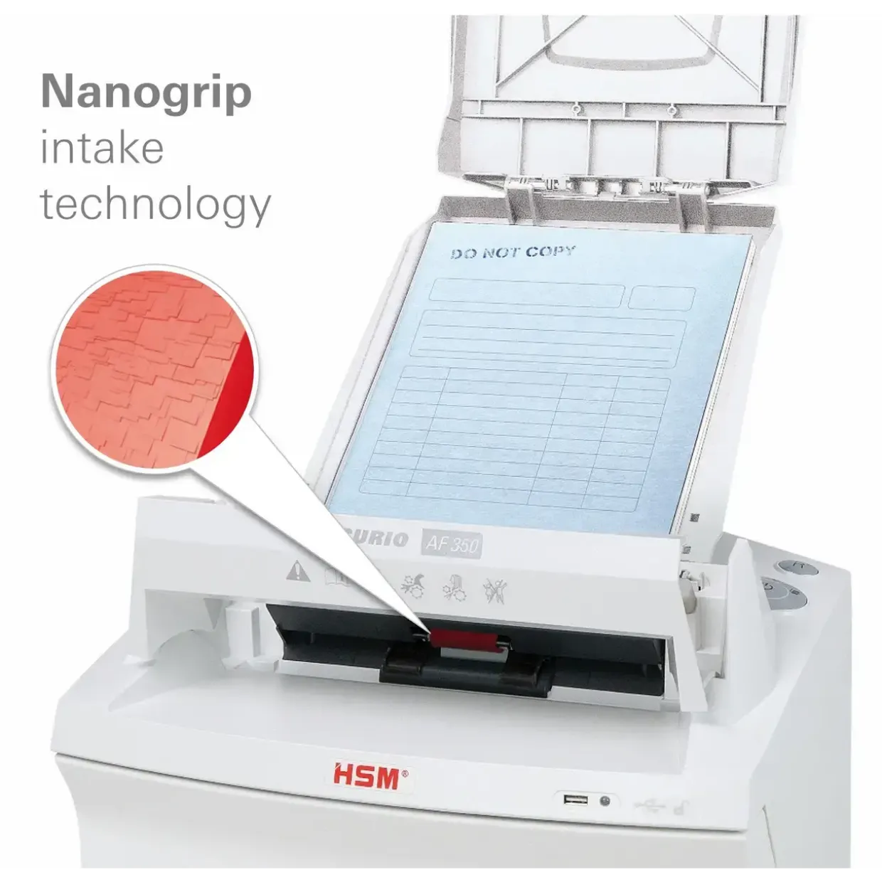 Makulator HSM Securio AF350 AutoFeed P4 4,5x30 konfetti