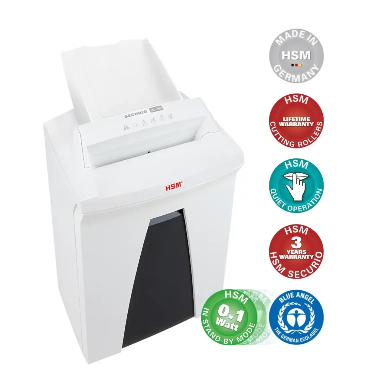 Makulator HSM Securio AF300 Auto P4 4,5x30 konfetti