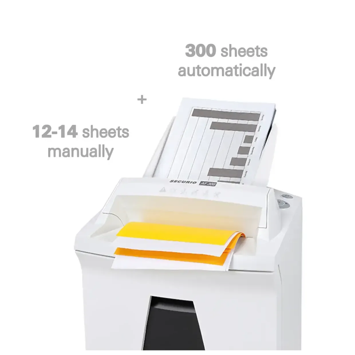 Makulator HSM Securio AF300 Auto P4 4,5x30 konfetti