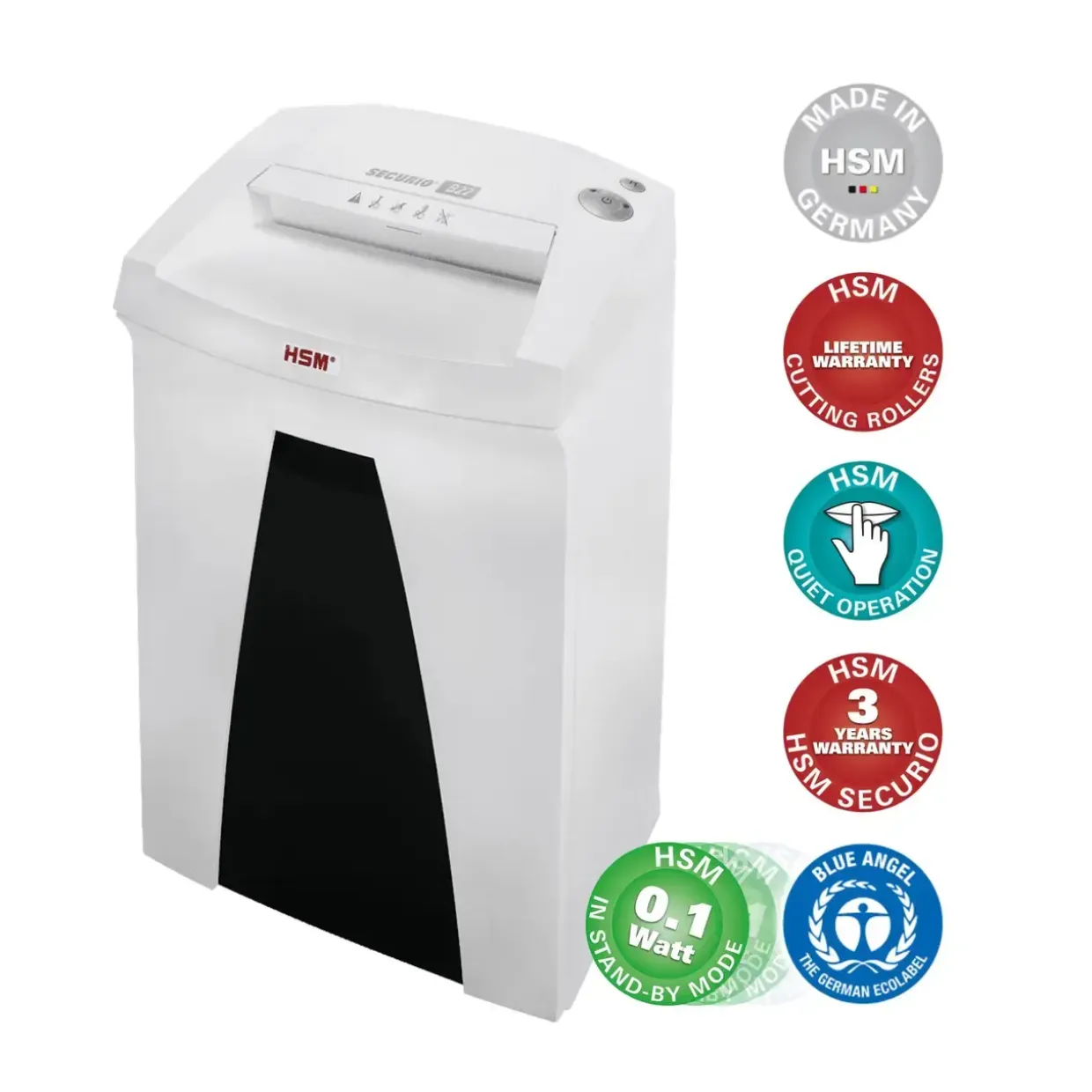 Makulator HSM Securio B22 P5 1,9x15 konfetti