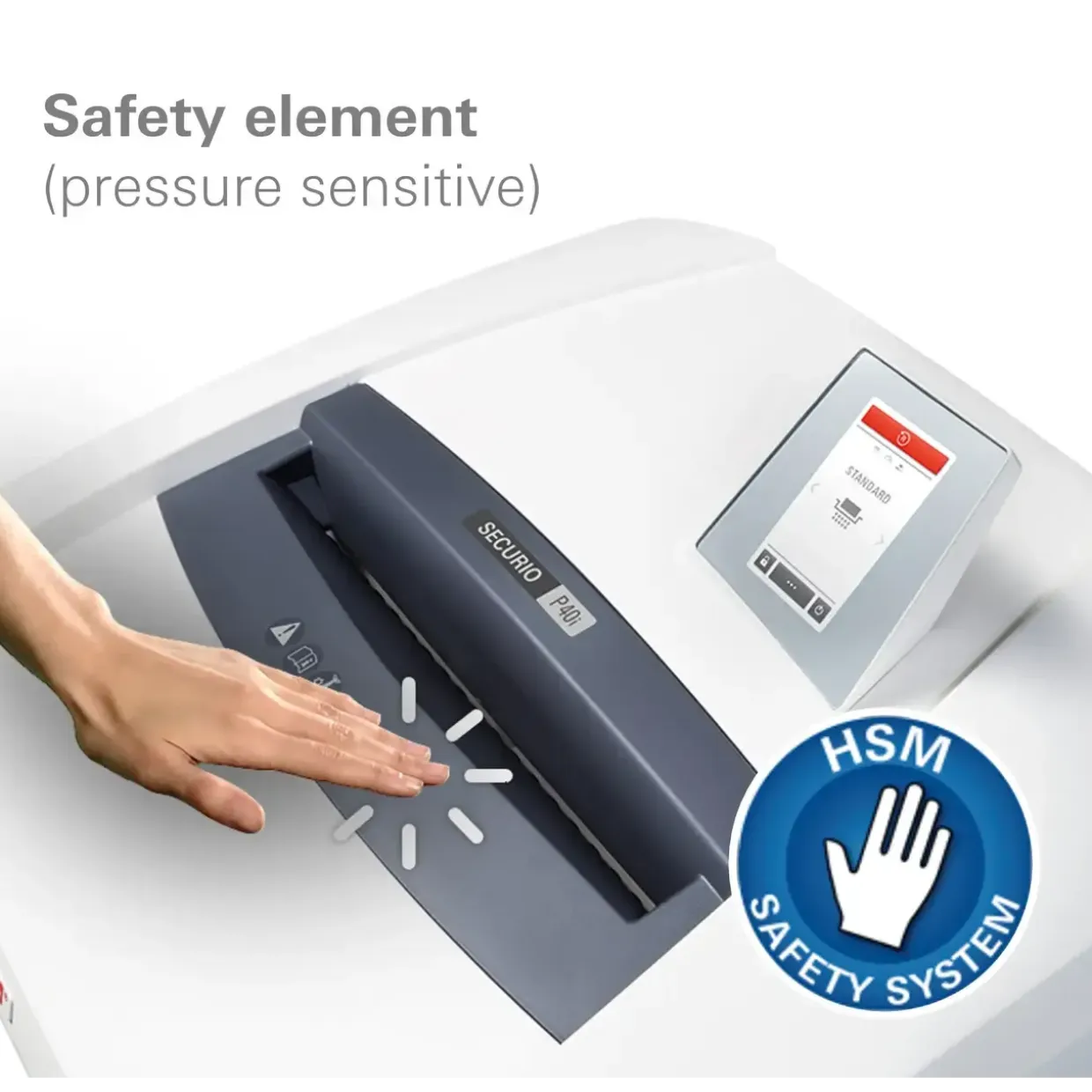 Makulator - HSM SECURIO P36i 1x5mm with separate OMDD cutting unit